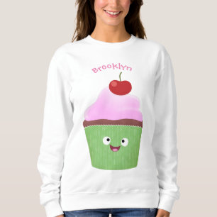 Niedlicher Cupcake Cartoon Sweatshirt
