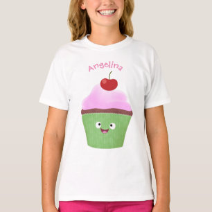 Niedlicher Cupcake Cartoon T-Shirt