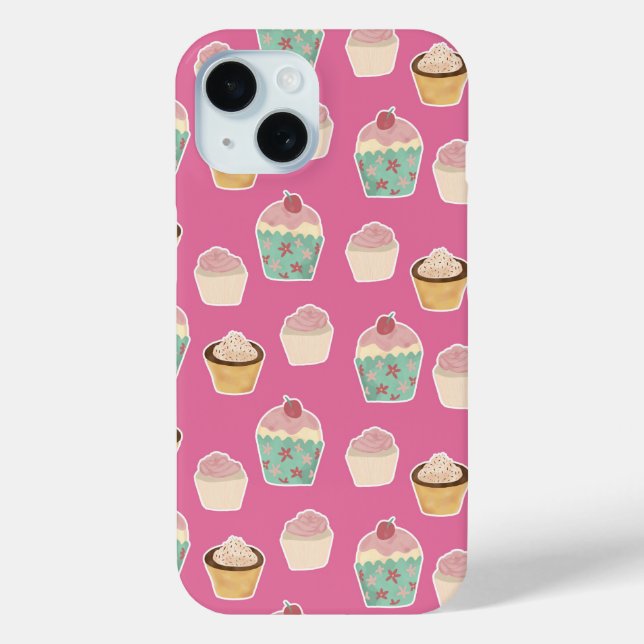 Niedlicher Cupcake iPhone-Fall Case-Mate iPhone Hülle (Rückseite)