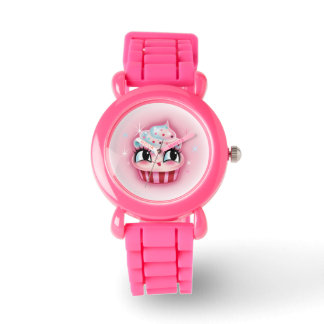 Niedlicher Cupcake von Fluff Armbanduhr
