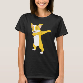 Niedlicher Dabbing Corgi Hund Dab T-Shirt