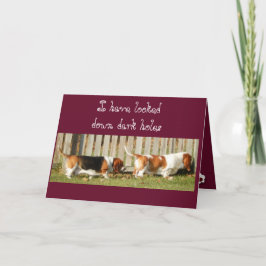Niedlicher Dachshund-Jagdhund des Valentines Feiertagskarte