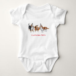 Niedlicher Dachshund-Jagdhund-Hundebaby-Einteiler Baby Strampler