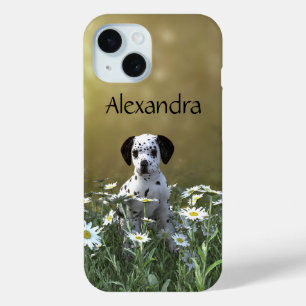 Niedlicher Dalmatiner Welpe in Daisies Case-Mate iPhone Hülle
