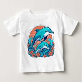 Niedlicher Delphin Baby T-shirt