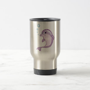 Niedlicher Delphin Reisebecher