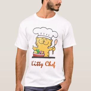 Niedlicher des Kitty-Kochs-  niedlicher JuniorKoch T-Shirt
