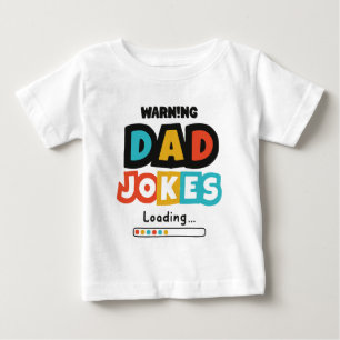 Niedlicher Design-Vater-Witze zum Vatertag Baby T-shirt