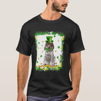 Niedlicher deutscher Kurzläufer Dog St Patricks Da T-Shirt