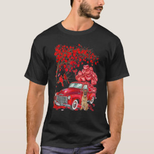 Niedlicher Deutscher Schäferhund LKW Valentine Lie T-Shirt