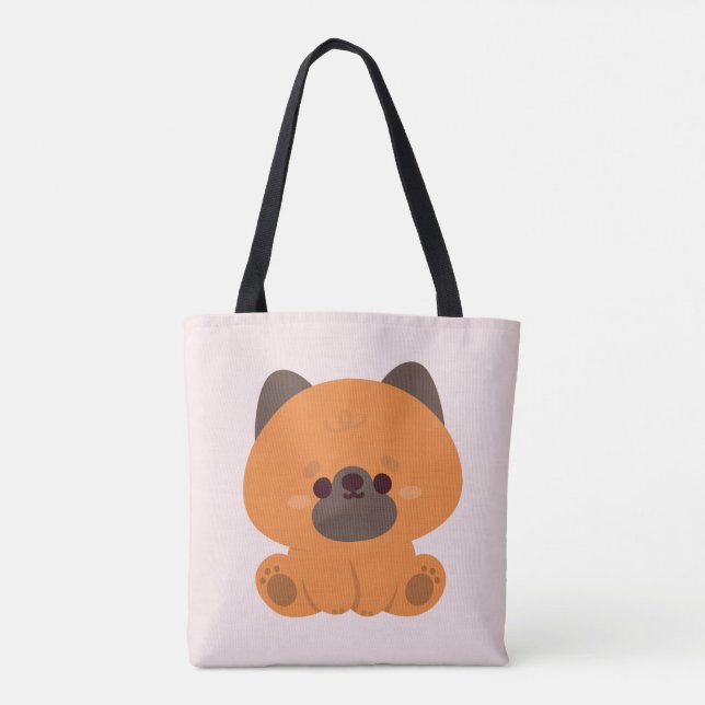 Niedlicher Deutscher Schäferhund Tasche (Rückseite)