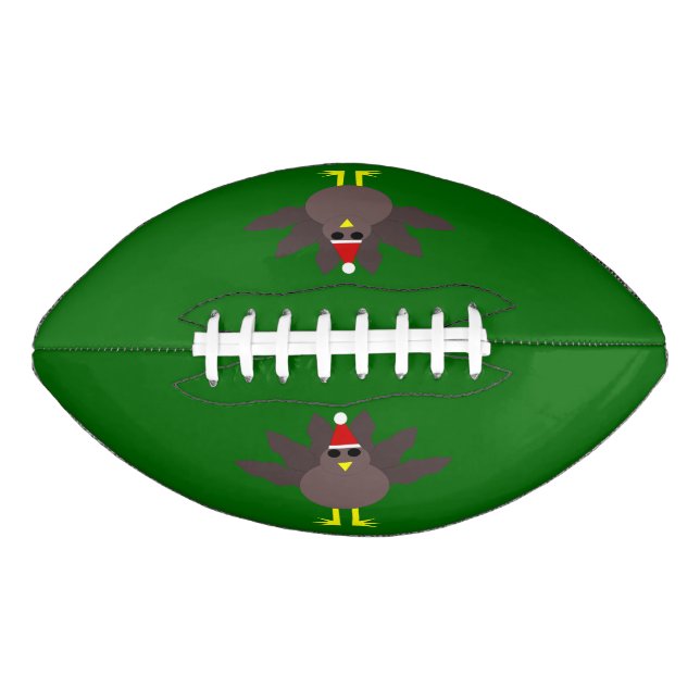 Niedlicher die Weihnachtstürkei-Fußball Football (Vorderseite)