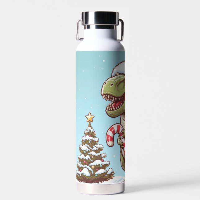 Niedlicher Dinosaurier aus Zuckerrohr Trinkflasche (Vorne)