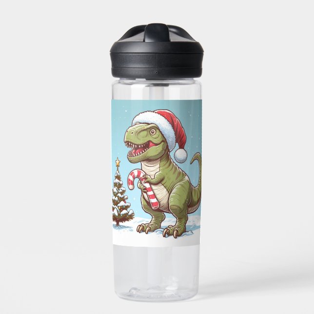 Niedlicher Dinosaurier aus Zuckerrohr Trinkflasche (Vorderseite)