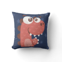 Niedlicher Dinosaurier Cartoon Blue Red Boy Kinder
