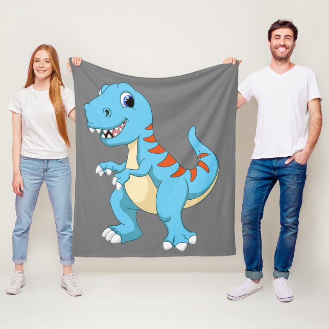 Niedlicher Dinosaurier Fleecedecke (Beispiel)