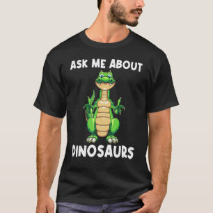 Niedlicher Dinosaurier für Männer Dino-Aussterben  T-Shirt