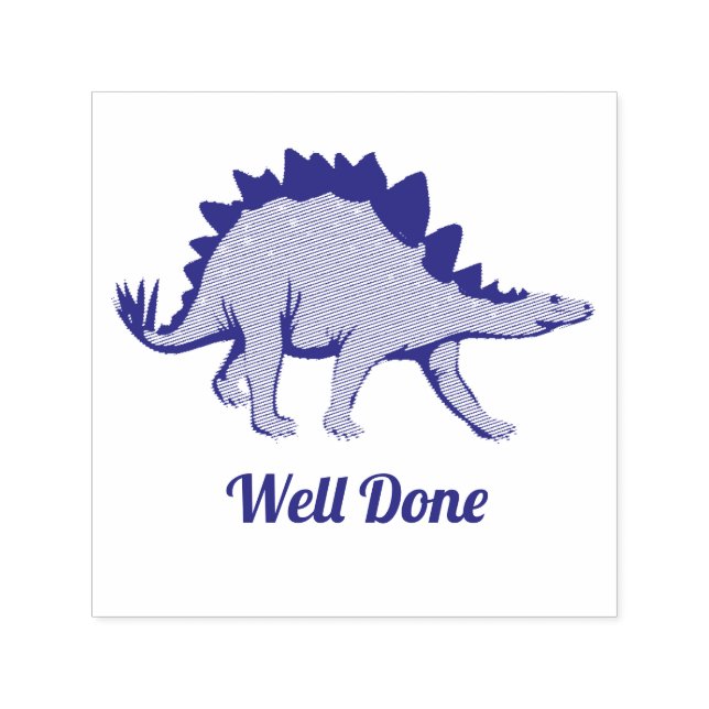 Niedlicher Dinosaurier Gut Fertige Lehrer Briefmar Permastempel (Design)