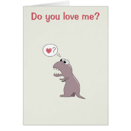 Niedlicher Dinosaurier Liebe ich