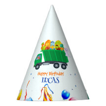 Niedlicher Dinosaurier Müllwagen Ballon Geburtstag