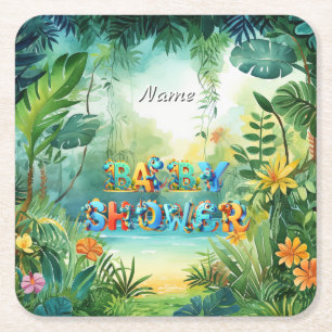 Niedlicher Dinosaurier Paper Untersetzer