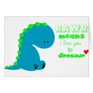 Niedlicher Dinosaurier RAWR