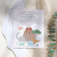 Niedlicher Dinosaurier Vulkan Blast Boy Birthay Pa