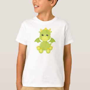 Niedlicher Drache, Grüner Drache, Kleiner Drache,  T-Shirt