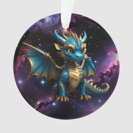 Niedlicher Drache im Chibistil Ornament