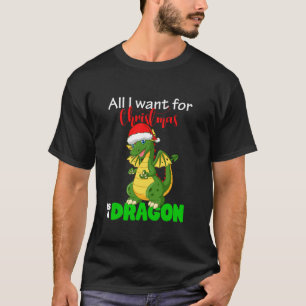 Niedlicher Drache Lover Santa Dragon Alles, was ic T-Shirt