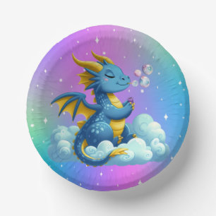 Niedlicher Drache/Whimsikum Pappteller