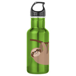 Niedlicher Drei-Toed Sloth Edelstahlflasche