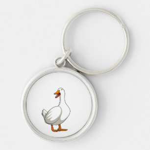 Niedlicher Duck Design Men Waterfowl Bird Pet Ente Schlüsselanhänger
