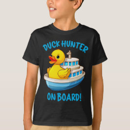Niedlicher Duck Hunter an Bord des Shirts