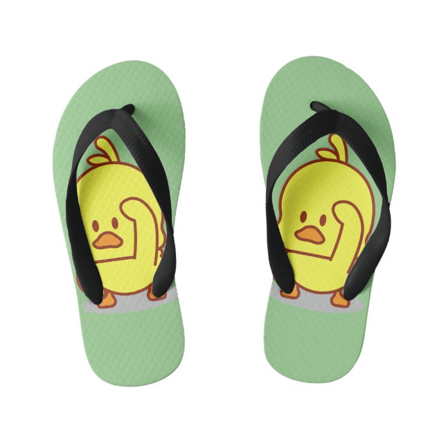 Niedlicher Duckkautschuk Kinderbadesandalen (Fußbett)