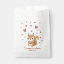 Niedlicher Eichhörnchen-Herz-Valentinstag