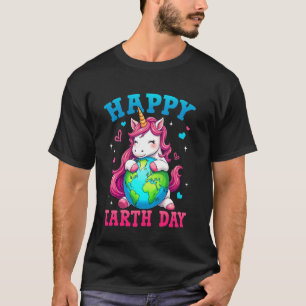 Niedlicher Einhorn Happy Earth Day 22. April 55. J T-Shirt