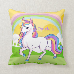 niedlicher Einhornname Kissen