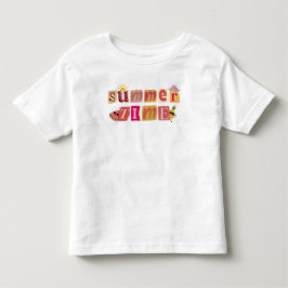 Niedlicher einmaliger Sommerzeiturlaub Kleinkind T-shirt
