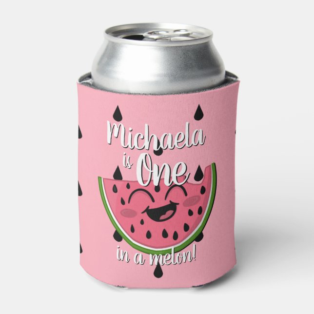 Niedlicher Einstieg in ein Melon Watermelon Girl N Dosenkühler (Kanne Vorderseite)
