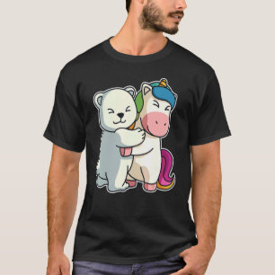 Niedlicher Eisbär für Frauen in Cu T-Shirt