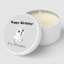 Niedlicher Eisbär zum grauen Geburtstag