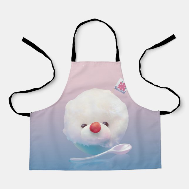 Niedlicher Eishund Schürze (Vorderseite)