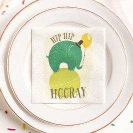 Niedlicher Elefant. Angesagter Angesagter Hooray K Serviette