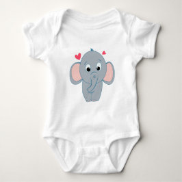 Niedlicher Elefant Baby Strampler