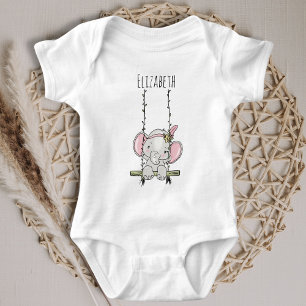 Niedlicher Elefant Baby Strampler