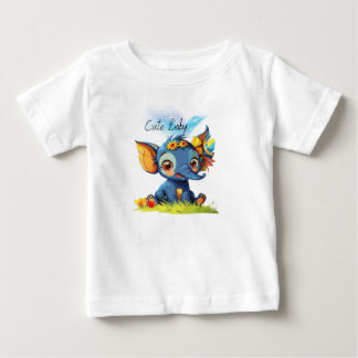 Niedlicher Elefant Baby T-shirt