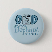 Niedlicher Elefant besessen blau
