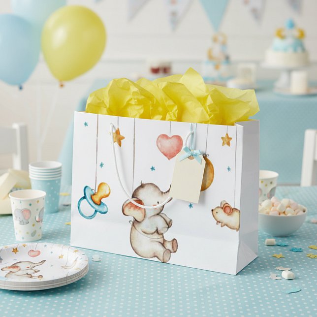 Niedlicher Elefant Große Geschenktüte (Von Creator hochgeladen)