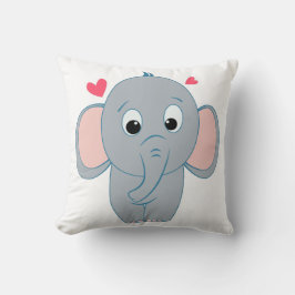 Niedlicher Elefant Kissen
